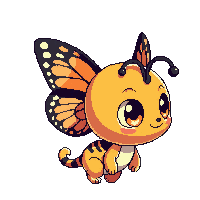 monarch butterfly chibi