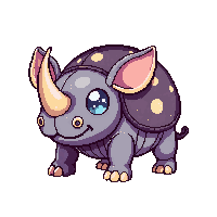 rhinoceros beetle chibi