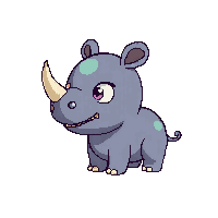 rhinoceros chibi