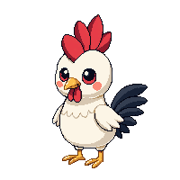 rooster chibi
