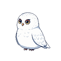 snowy owl chibi