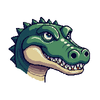 alligator face icon