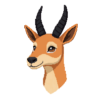 antelope face icon