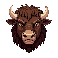 bison face icon