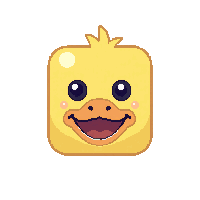 duck face icon
