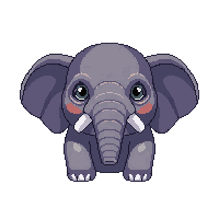 elephant face icon