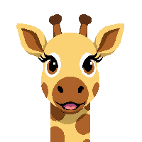 giraffe face icon