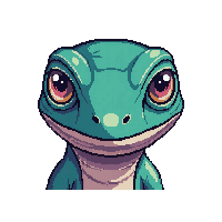 iguana face icon