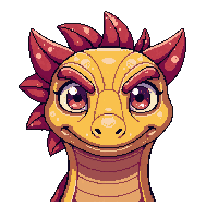komodo dragon face icon