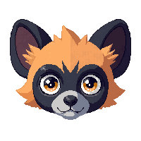lemur face icon