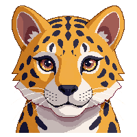 leopard face icon