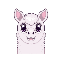 llama face icon