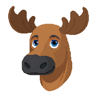 moose face icon