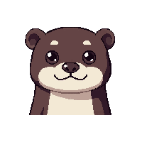 otter face icon