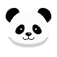 panda face icon
