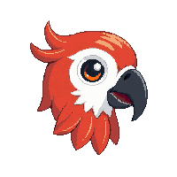 parrot face icon