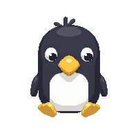 penguin face icon