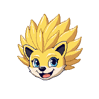 porcupine face icon