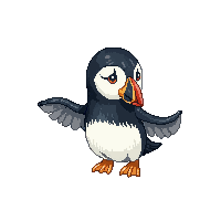 puffin face icon