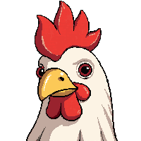 rooster face icon
