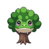 tree frog face icon