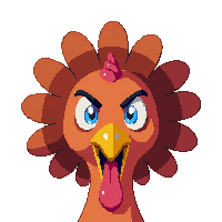 turkey face icon