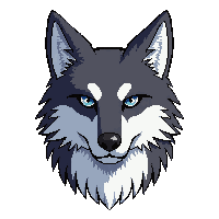wolf face icon