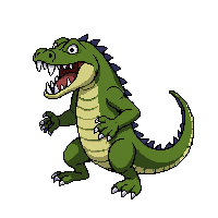 alligator angry