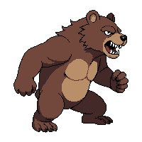 bear angry