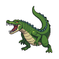 crocodile angry