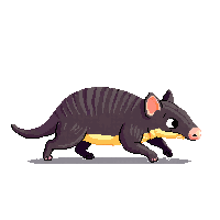 armadillo running
