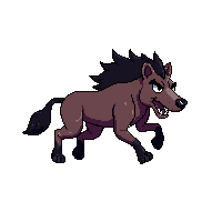 baboon running