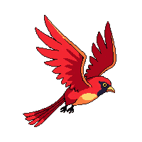 cardinal flying