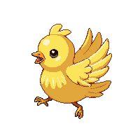 chick flying