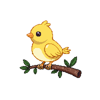 chick perched