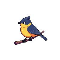 chickadee perched