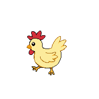 chicken jumping