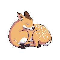 deer sleeping