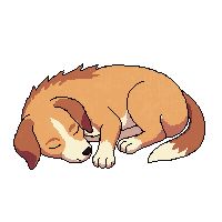 dog sleeping
