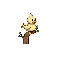 duck perched