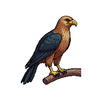 eagle perched