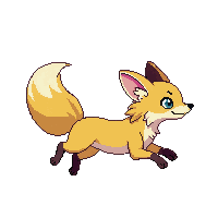 fennec fox running