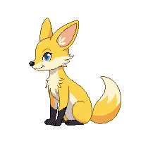 fennec fox sitting
