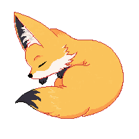 fennec fox sleeping