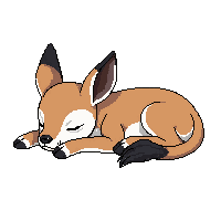 gazelle sleeping