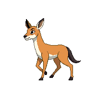 gazelle walking