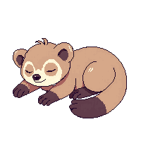 gibbon sleeping