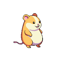 hamster walking