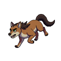 hyena running