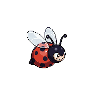 ladybug flying